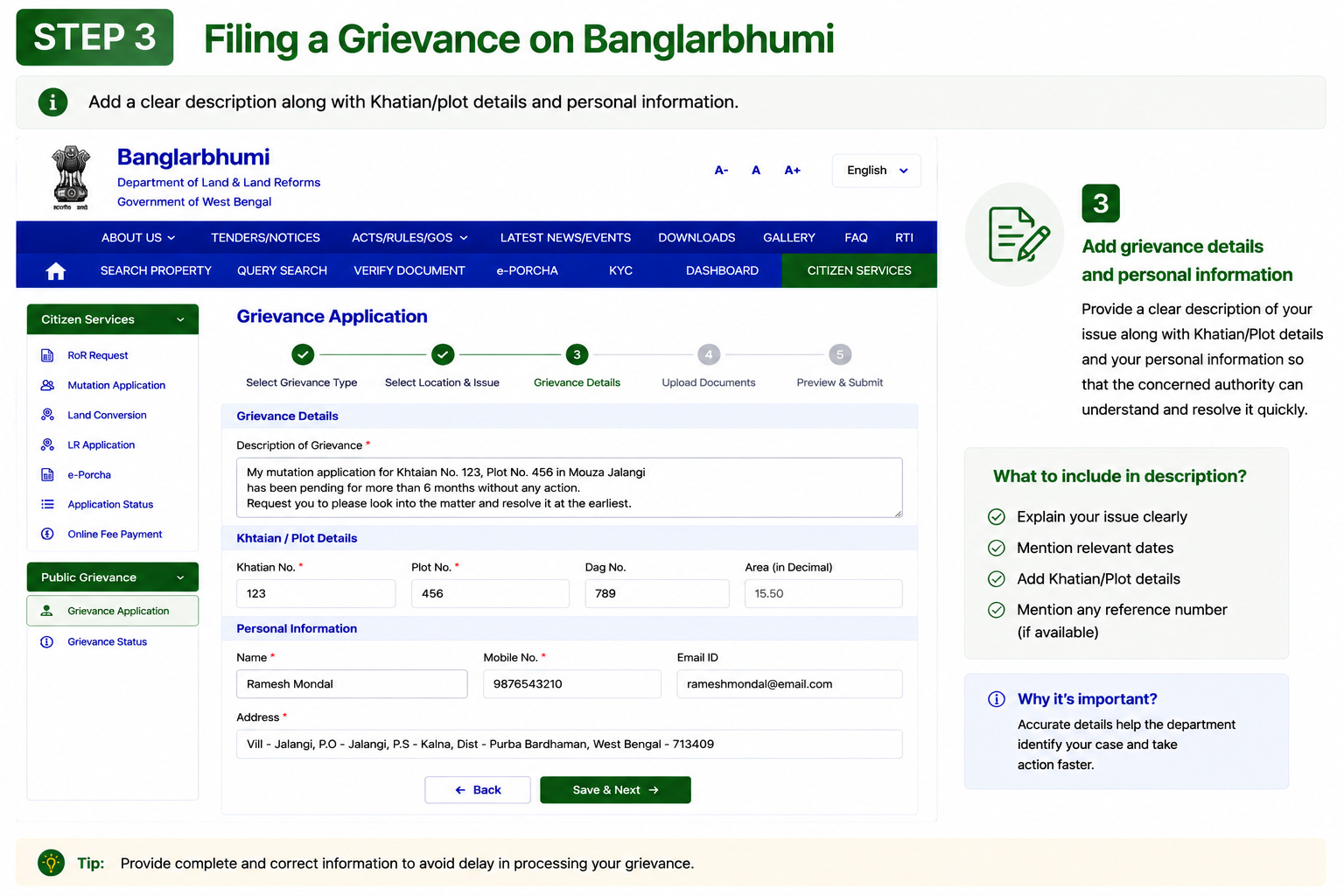 Filing Grievance Step 3