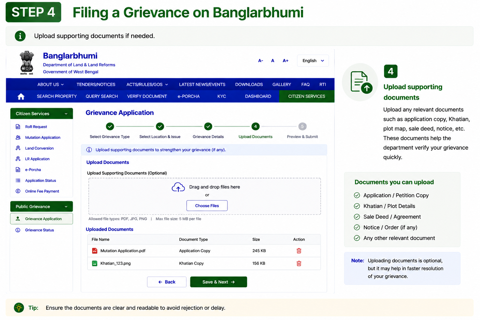 Filing Grievance Step 4